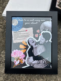 The Eternal Scrapbook Portrait: Custom Vintage Frame — LXOTIC Edition