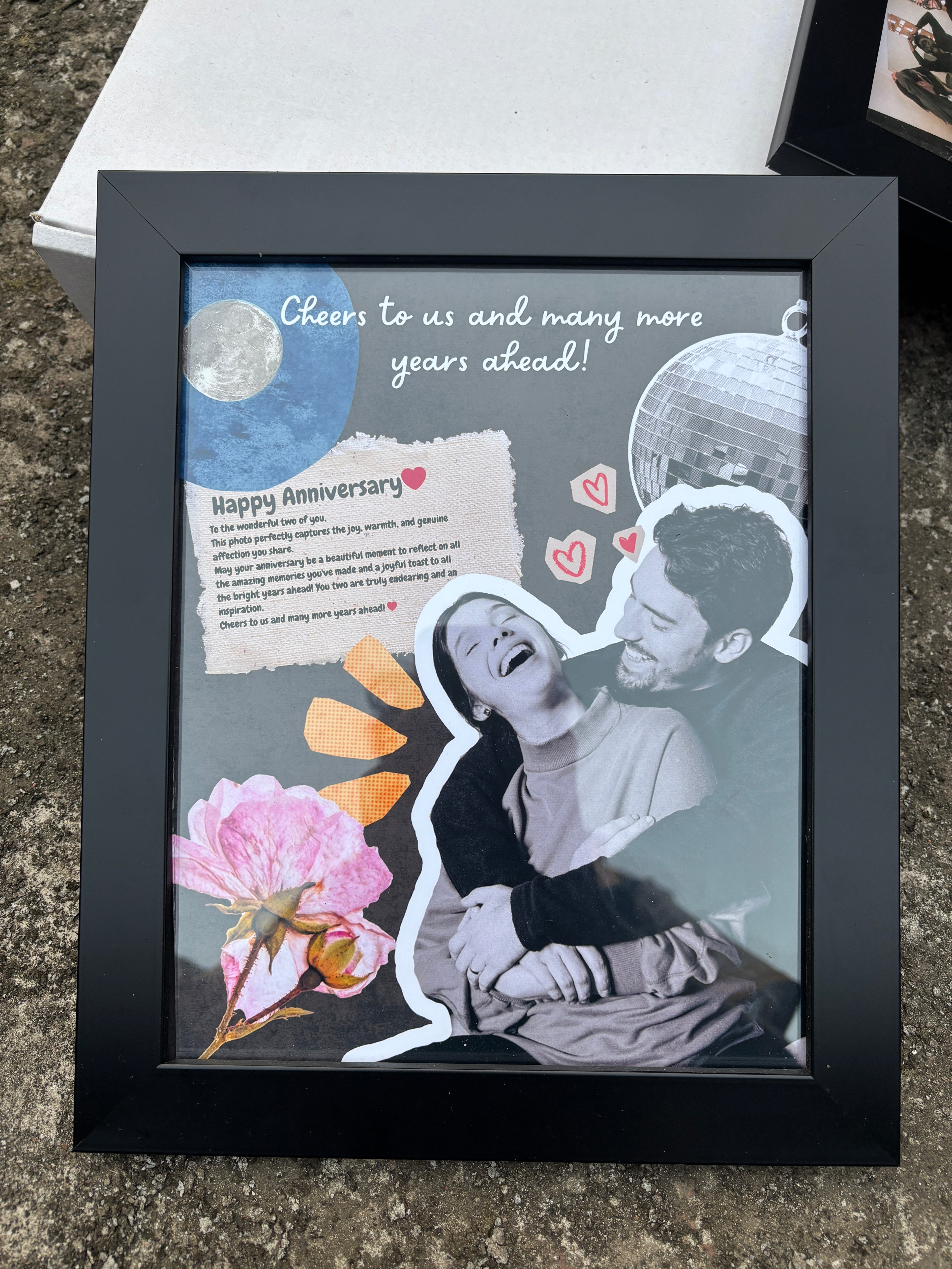 The Eternal Scrapbook Portrait: Custom Vintage Frame — LXOTIC Edition