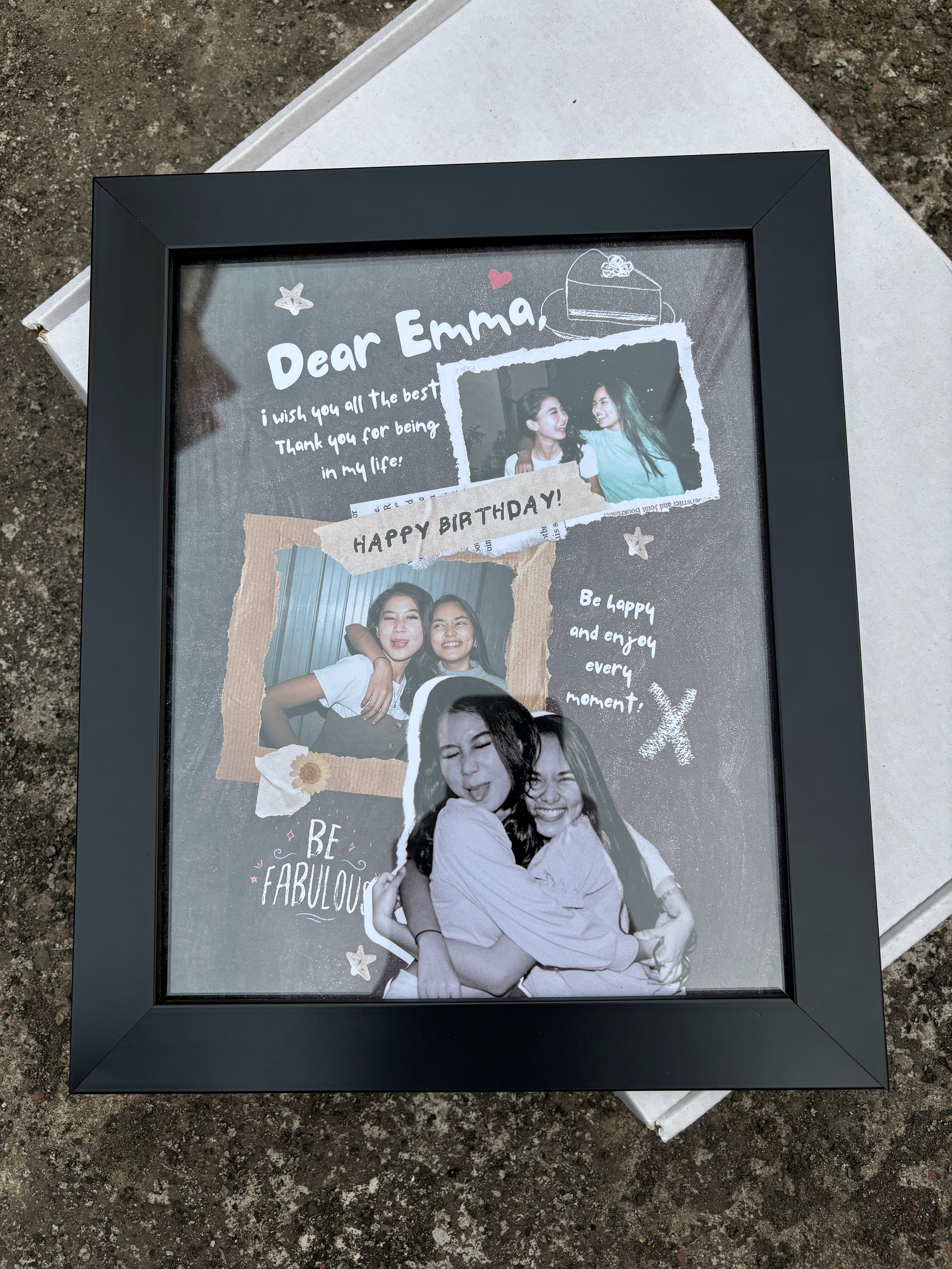 The Storyteller's Collage: Personalized Multi-Photo Scrapbook Frame — LXOTIC Edition