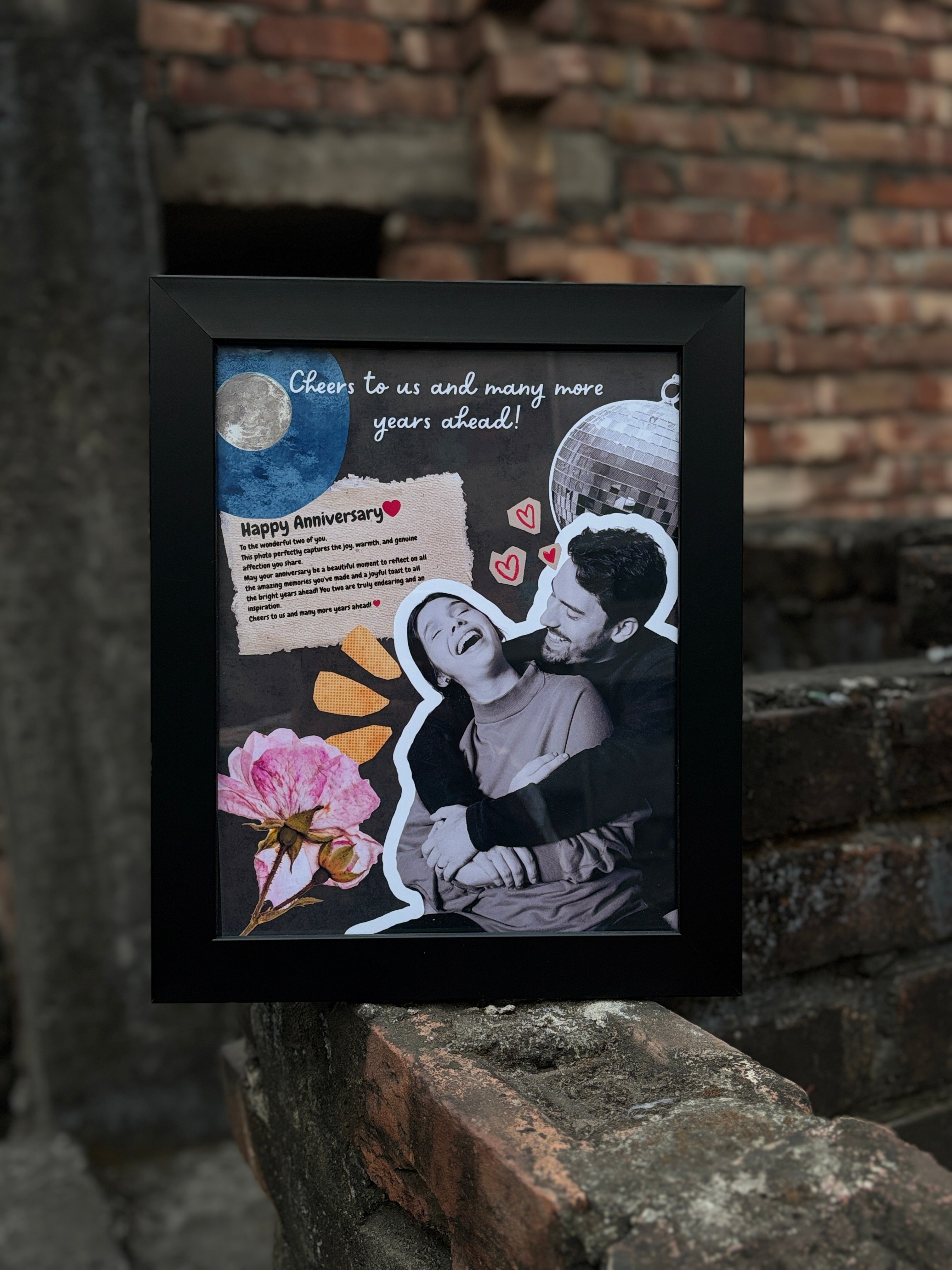 The Eternal Scrapbook Portrait: Custom Vintage Frame — LXOTIC Edition