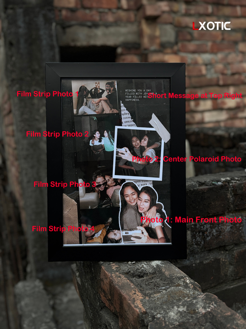 The Infinite Memories: 6-Photo Film Strip Scrapbook Frame — LXOTIC Edition